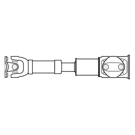 1996 Oldsmobile Bravada Driveshaft 1