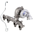 2006 Volkswagen Jetta Turbocharger and Installation Accessory Kit 1