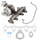 2000 Volkswagen Golf Turbocharger and Installation Accessory Kit 1