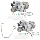 BuyAutoParts Bmw 750 Turbocharger and Installation Accessory Kit 40-84621M34