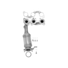 2007 Lexus RX400h Catalytic Converter w/ Exhaust Manifold 1