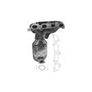 2003 Kia Rio Catalytic Converter w/ Exhaust Manifold 1
