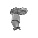 2017 Toyota Avalon Catalytic Converter w/ Exhaust Manifold 3