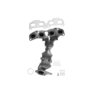 2017 Nissan Rogue Catalytic Converter w/ Exhaust Manifold 1