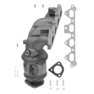 2002 Kia Spectra Catalytic Converter w/ Exhaust Manifold 2