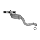 2005 Bmw 525 Catalytic Converter w/ Exhaust Manifold 2