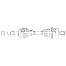 2021 Can-Am Defender MAX HD10 DPS Drive Axle Rear 2