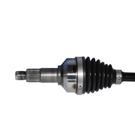2020 Yamaha YFM700K Kodiak EPS Drive Axle Front 4