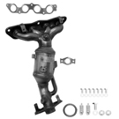 2013 Toyota Prius C Catalytic Converter w/ Exhaust Manifold 1
