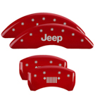 MGP Caliper Covers  Jeep Cherokee Disc Brake Caliper Cover 42012SJPLRD