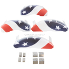 MGP Caliper Covers 42020SBAPFLAG1 Disc Brake Caliper Cover 3
