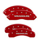 MGP Caliper Covers  Jeep Wrangler Disc Brake Caliper Cover 42022SWRGRD