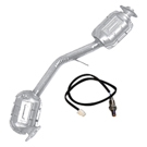 BuyAutoParts 45-500425Y Catalytic Converter CARB Approved and o2 Sensor 1