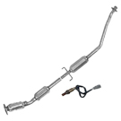 BuyAutoParts 45-500445Y Catalytic Converter CARB Approved and o2 Sensor 1