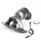 BuyAutoParts 45-500465X Catalytic Converter CARB Approved and o2 Sensor 1