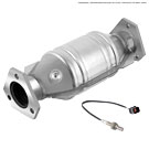 BuyAutoParts 45-601625W Catalytic Converter EPA Approved and o2 Sensor 1