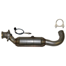 BuyAutoParts 45-600155W Catalytic Converter EPA Approved and o2 Sensor 1