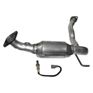 BuyAutoParts 45-600555W Catalytic Converter EPA Approved and o2 Sensor 1