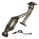 BuyAutoParts 45-600795W Catalytic Converter EPA Approved and o2 Sensor 1