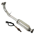 BuyAutoParts 45-600905W Catalytic Converter EPA Approved and o2 Sensor 1