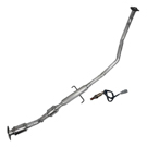 2009 Toyota Matrix Catalytic Converter EPA Approved and o2 Sensor 1