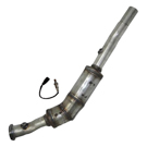 BuyAutoParts 45-601145W Catalytic Converter EPA Approved and o2 Sensor 1