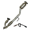 2009 Nissan Murano Catalytic Converter EPA Approved and o2 Sensor 1