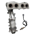 2007 Toyota RAV4 Catalytic Converter EPA Approved and o2 Sensor 1
