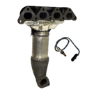 BuyAutoParts 45-601985V Catalytic Converter EPA Approved and o2 Sensor 1