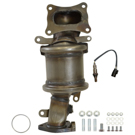 BuyAutoParts 45-602125V Catalytic Converter EPA Approved and o2 Sensor 1