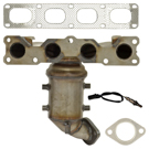 2013 Kia Optima Catalytic Converter EPA Approved and o2 Sensor 1