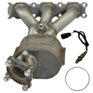 2007 Volvo XC90 Catalytic Converter EPA Approved and o2 Sensor 1