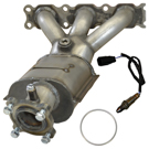 BuyAutoParts 45-602275V Catalytic Converter EPA Approved and o2 Sensor 1