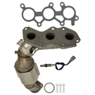 BuyAutoParts 45-602355V Catalytic Converter EPA Approved and o2 Sensor 1