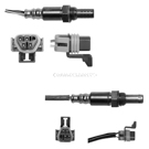 2015 Chevrolet Express 3500 Oxygen Sensor Kit 1