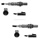 1996 Mazda B2300 Oxygen Sensor Kit 1