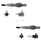 2000 Dodge Ram 2500 Van Oxygen Sensor Kit 1