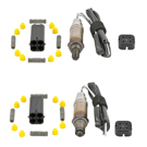 2001 Nissan Sentra Oxygen Sensor Kit 1