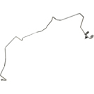 2014 Ram 2500 A/C Refrigerant Liquid Hose 1