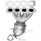 2008 Saturn Astra Catalytic Converter w/ Exhaust Manifold 2