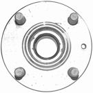 2003 Mitsubishi Lancer Wheel Hub Assembly 4