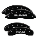 MGP Caliper Covers 2012 Ram 1500 Disc Brake Caliper Cover 55001SRAMBK