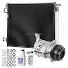 BuyAutoParts Hummer H3 A/C Compressor and Components Kit 60-82620R6