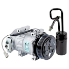 BuyAutoParts 1998 Jeep Wrangler A/C Compressor and Components Kit 60-87658R4