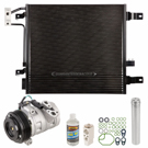 BuyAutoParts 2008 Jeep Wrangler A/C Compressor and Components Kit 60-89596CK