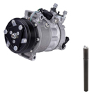 2017 Volkswagen Beetle A/C Compressor and Components Kit 1