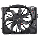 2012 Bmw 128i Cooling Fan Assembly 1
