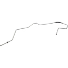 2004 Chevrolet Silverado 2500 HD Automatic Transmission Oil Cooler Hose Assembly 3