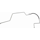2000 Chevrolet Express 3500 Automatic Transmission Oil Cooler Hose Assembly 3