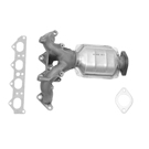 2007 Hyundai Tucson Catalytic Converter w/ Exhaust Manifold 1